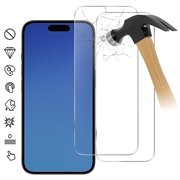 iPhone 17 Panssarilasi - 9H - Case Friendly - 2 Kpl. - läpinäkyvää