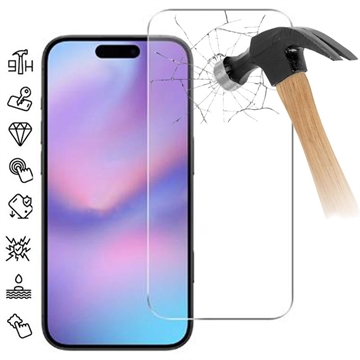 iPhone 17 Pro Panssarilasi - 9H - Case Friendly - 2 Kpl. - läpinäkyvää