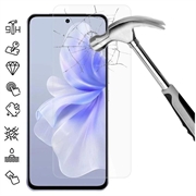 vivo S18e Panssarilasi - 9H - Case Friendly - Läpinäkyvä