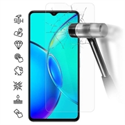 vivo Y27 Temperoitu Panssarilasi - 9H - Case Friendly - Läpinäkyvä