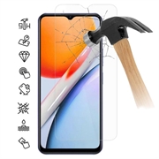 vivo Y36i Panssarilasi - 9H - Case Friendly - Läpinäkyvä