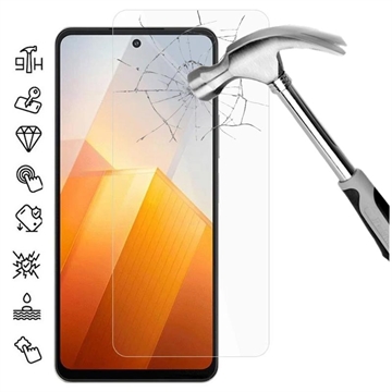 vivo iQOO Z8x Panssarilasi - 9H, 0.3mm - Case Friendly  - Läpinäkyvä