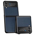 Kuvioitu Samsung Galaxy Z Flip3 5G Hybridikotelo - Sininen