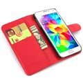 Samsung Galaxy S6 Kuvioitu Lompakkokotelo - Punainen