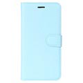 Huawei Honor 9 Kuvioitu Lompakkokotelo - Vaaleansininen