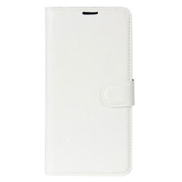 Huawei Honor 9 Kuvioitu Lompakkokotelo - Valkoinen