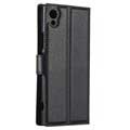 Sony Xperia XA1 Kuvioitu Lompakkokotelo - Musta