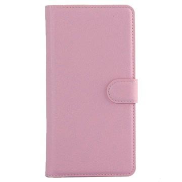 Sony Xperia XA1 Kuvioitu Lompakkokotelo - Pinkki