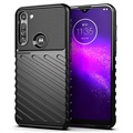 Thunder Sarja Motorola Moto G8 Power TPU Suojakuori - Musta