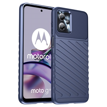 Thunder Sarja Motorola Moto G13/G23 TPU Suojakuori - Sininen