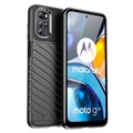 Thunder Sarja Motorola Moto G22 TPU Suojakuori - Musta