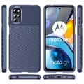 Thunder Sarja Motorola Moto G22 TPU Suojakuori - Sininen