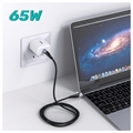 Topk AP74 2-1:ssä Pikalatauskaapeli - USB-C, Lightning - 2m