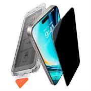 iPhone 16 Pro Torras GlassGo yksityisyyden suoja karkaistu lasi näytönsuoja Auto-Align kehys