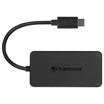 Transcend HUB2C USB 3.1 Gen 1 Hubi - USB-C - Musta