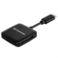 Transcend Type-C Kortinlukija RDC3 - USB 3.2 Gen 1 - Musta