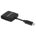 Transcend Type-C Kortinlukija RDC3 - USB 3.2 Gen 1 - Musta