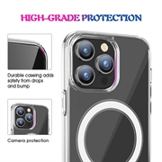 iPhone 15 Pro Max Hybridikotelo - MagSafe-yhteensopiva - Läpinäkyvä