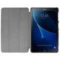 Samsung Galaxy Tab A 10.1 (2016) T580, T585 Tri-Fold Smart Kotelo - Musta