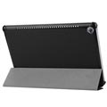 Huawei MediaPad M5 10/M5 10 (Pro) Tri-Fold Folio-kotelo - Musta