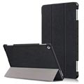 Huawei Mediapad M5 lite Tri-Fold Folio-kotelo - Musta