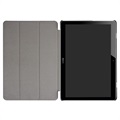 Huawei MediaPad T3 10 Tri-Fold Folio-kotelo - Musta