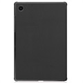 Samsung Galaxy Tab A8 10.5 (2021) Tri-Fold Folio-kotelo - Musta