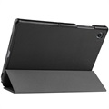 Samsung Galaxy Tab A8 10.5 (2021) Tri-Fold Folio-kotelo - Musta