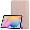 Tri-Fold Sarja Samsung Galaxy Tab A7 10.4 (2020) Läppäkotelo - Ruusukulta