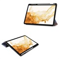 Tri-Fold Sarja Samsung Galaxy Tab S7+/S8+ Lompakkokotelo - Galaksi