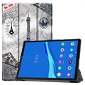 Tri-Fold Sarja Lenovo Tab M10 FHD Plus Läppäkotelo - Eiffel Torni