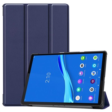 Tri-Fold Sarja Lenovo Tab M10 FHD Plus Lompakkokotelo - Tummansininen