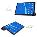 Tri-Fold Sarja Lenovo Tab M10 FHD Plus Lompakkokotelo - Galaksi