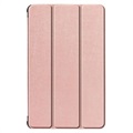 Tri-Fold Sarja Lenovo Tab M8 (HD), Tab M8 (FHD) Läppäkotelo - Ruusukulta