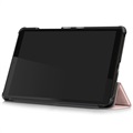 Tri-Fold Sarja Lenovo Tab M8 (HD), Tab M8 (FHD) Läppäkotelo - Ruusukulta