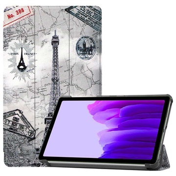 Tri-Fold Samsung Galaxy Tab A7 Lite Lompakkokotelo - Eiffel Torni
