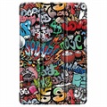 Tri-Fold Smart Samsung Galaxy Tab S5e Lompakkokotelo - Graffiti