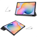 Tri-Fold Sarja Samsung Galaxy Tab S6 Lite 2020/2022 Lompakkokotelo - Eiffel Torni