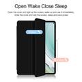 Huawei MatePad Pro 11 (2024) Tri-Fold Sarjan Smart Lompakkokotelo - Sky Sininen