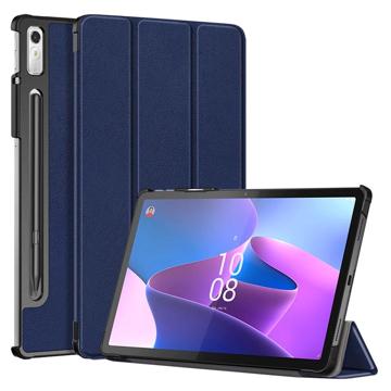 Tri-Fold Smart Lenovo Tab P11 Pro Gen 2 Lompakkokotelo - Sininen