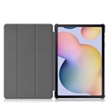Samsung Galaxy Tab S7+/S8+ Tri-Fold Lompakkokotelo - Sininen