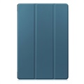Samsung Galaxy Tab S7+/S8+ Tri-Fold Lompakkokotelo - Sininen
