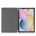 Samsung Galaxy Tab S7+/S8+ Tri-Fold Lompakkokotelo - Ruusukulta