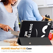 Huawei MatePad 11.5 S Tri-Fold Sarjan Smart Lompakkokotelo - Älä koske minuun