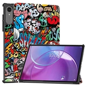 Lenovo Idea Tab Pro Gen 2 Tri-Fold Series Smart Folio -kotelo - Graffiti