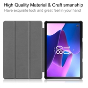 Lenovo Tab M10 Gen 3 Tri-Fold Sarjan Smart Lompakkokotelo - Vihreä