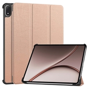 OnePlus Pad 4/Oppo Pad 5 Pro Tri-Fold Series Smart Folio -kotelo - ruusukultainen