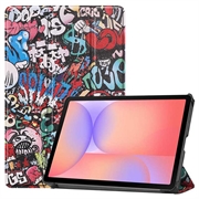 Samsung Galaxy Tab S10 Lite Tri-Fold Series Smart Folio -kotelo - Graffiti