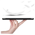 Tri-Fold Sarjan Samsung Galaxy Tab S7 FE Smart Lompakkokotelo - Musta