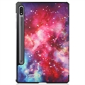 Samsung Galaxy Tab S9 Tri-Fold Sarjan Smart Lompakkokotelo - Galaksi